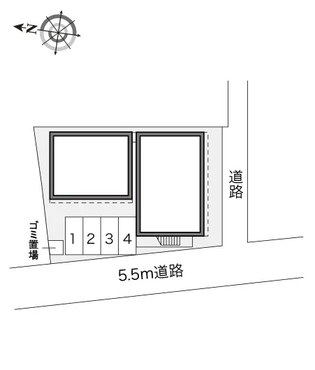 ★手数料０円★海老名市河原口　月極駐車場（LP）